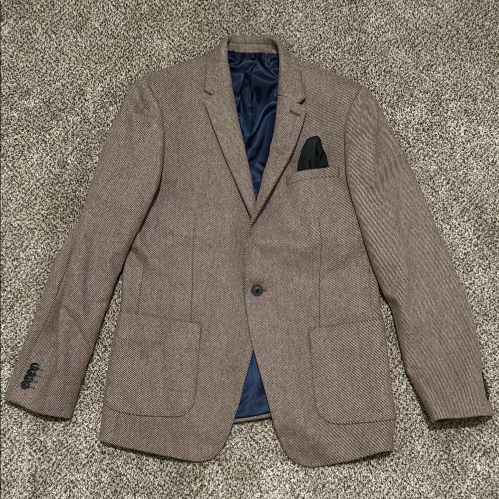 Men's TOPMAN Brown Blazer
